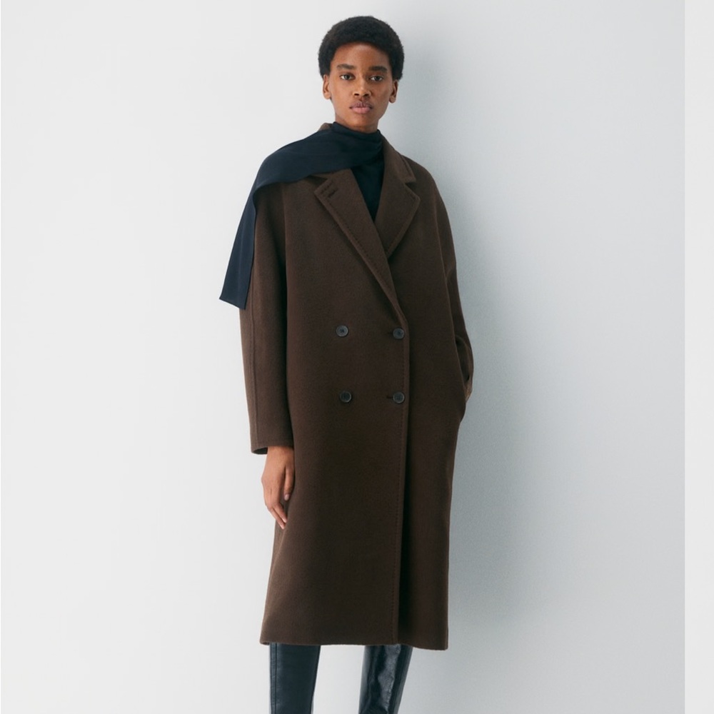 Babaton The Slouch Coat - (Re)Camel Wool (Burnt Sienna)